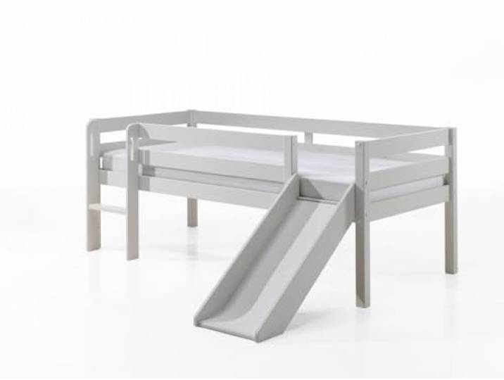 Vipack Bed, Gemischte Materialien, weiß, Twin
