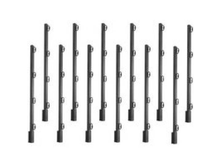 VEVOR Übersteigschutz Zaunerhöhung, 12er-Pack. Stacheldrahtarm 815x75x45 mm, Stacheldrahtabweiser, Stacheldrahthalter aus Stahl, flach oder oberflächenmontierte Stacheldraht-Verlängerungsarme