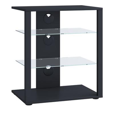 Hifi Möbel Rack Alu Glas Phono Mediaregal Folas