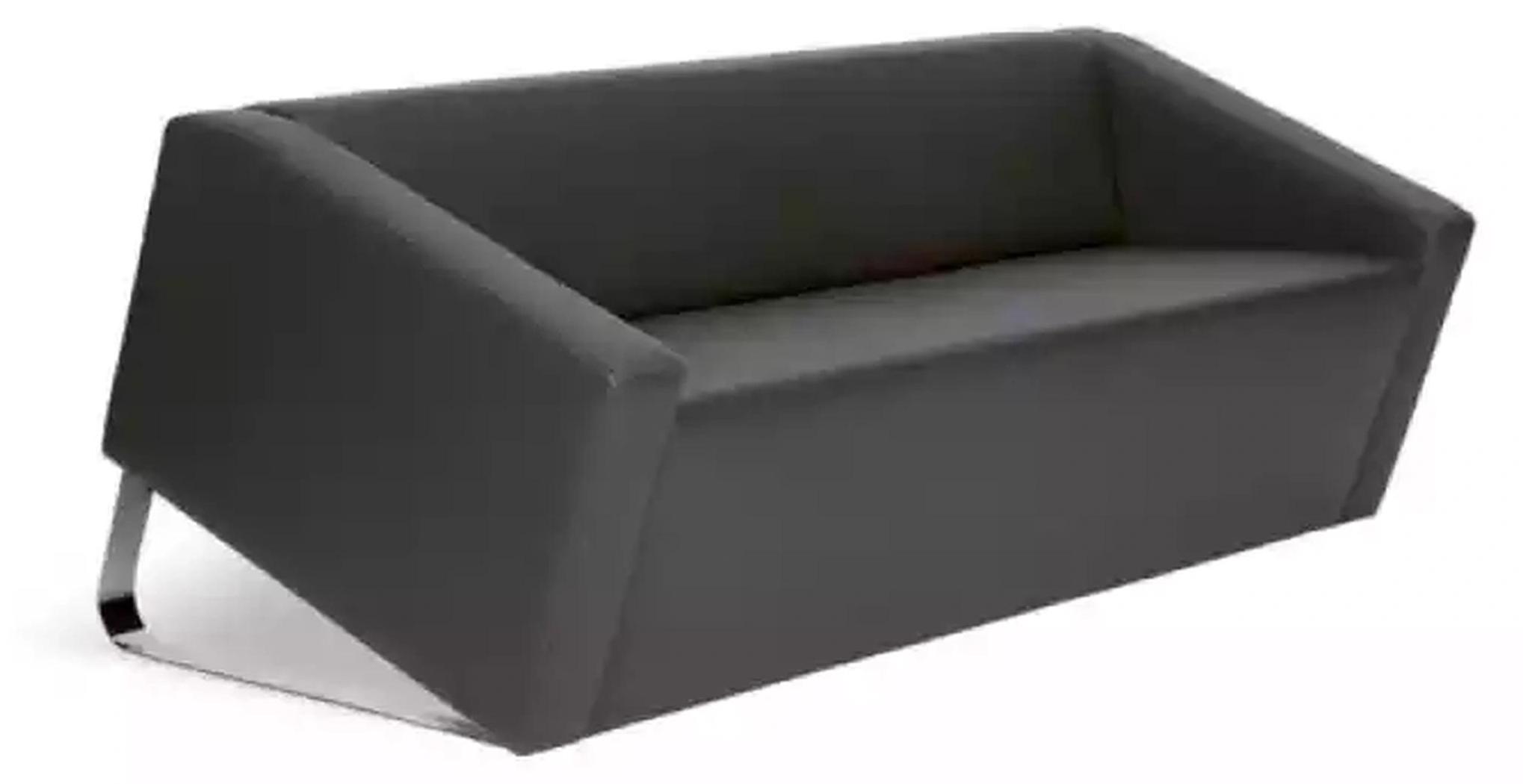 Stilvolles Sofa Büro Dreisitzer Textilcouch Wohnzimmermöbel Einrichtung