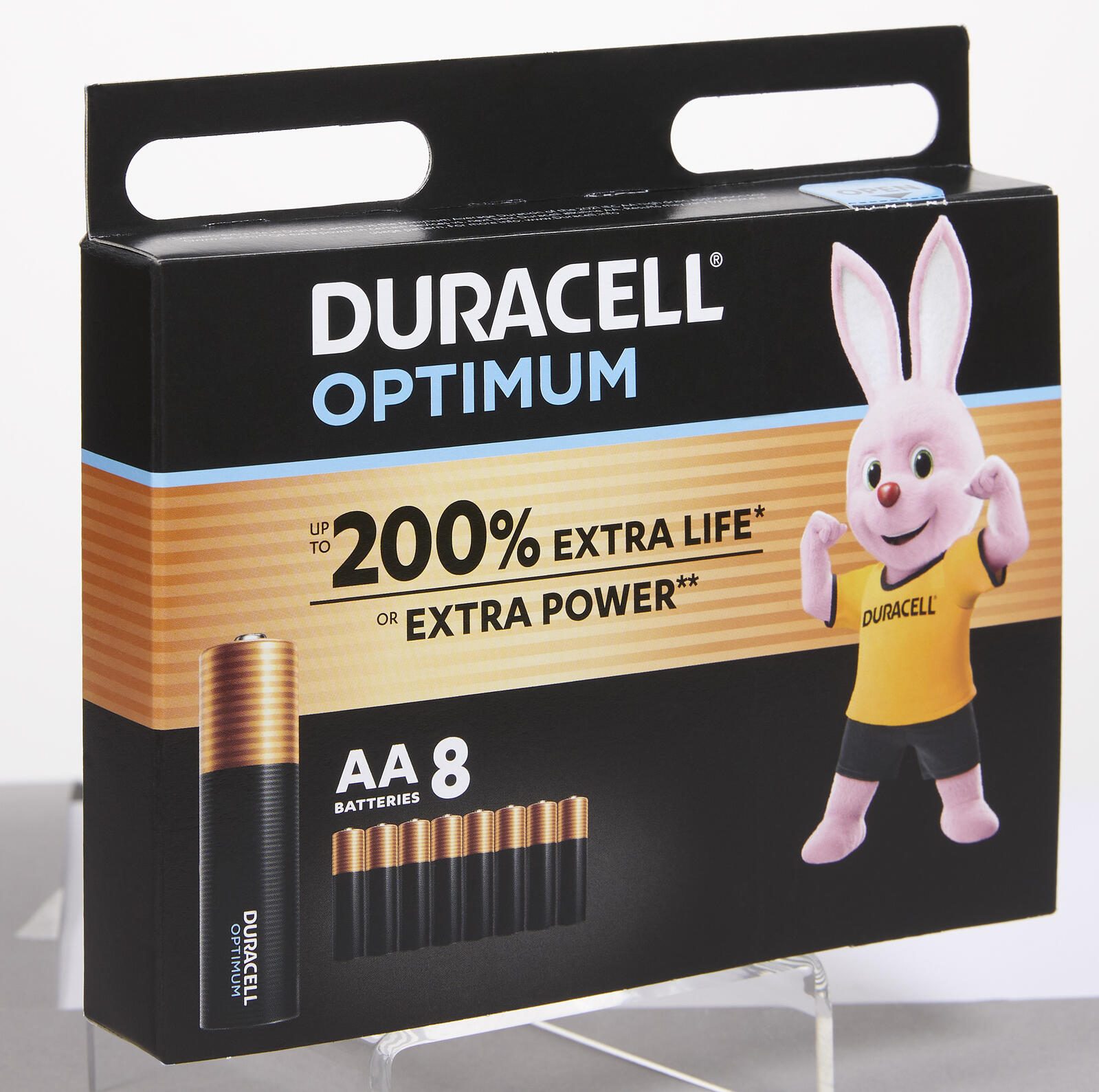 DURACELL Batterien Mignon AA 1.5 V OPTIMUM 8AA