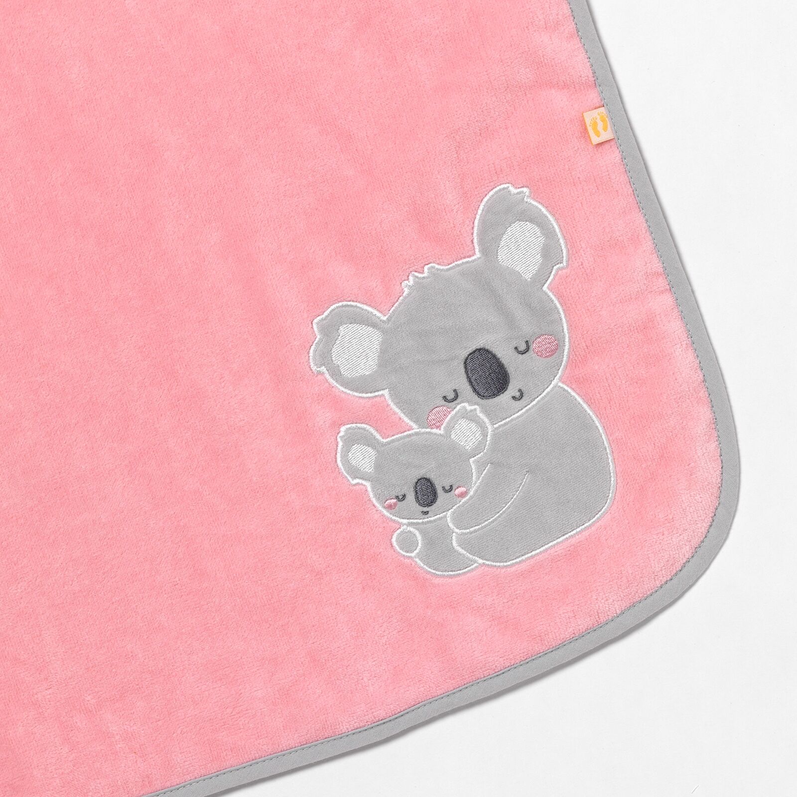 Kinderbademantel SCHLUMMERSACK "Ponchos" Gr. 18M, rosa (koala), 1-3 Jahre, Obermaterial: 100% Baumwolle CO., Hausmäntel, Kinderbademantel