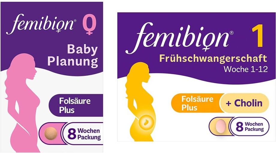 Femibion 0 Babyplanung 56 stk + Femibion 1 Frühschwangerschaft 5