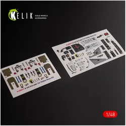 Kelik A-6A Intruder - interior 3D decals for HobbyBoss kit, 3D Zubehör