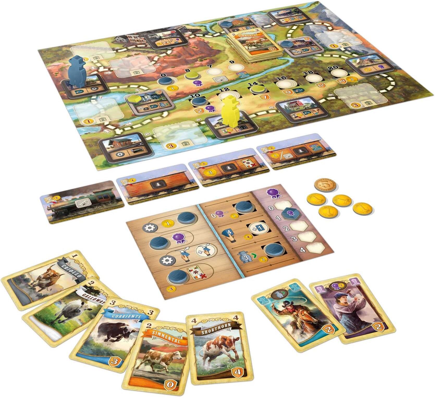 Great Western Trail: El Paso - Strategic Board Game, Ages 10+, by Lookout Spiele