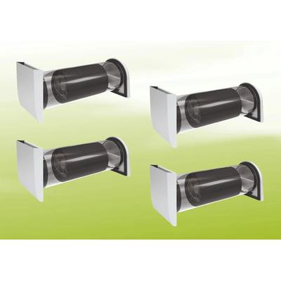 4x Viessmann Vitovent 050-D Typ H20E A43 ohne Bedienteil - Edelstahl - Z025292 - LB14103.1