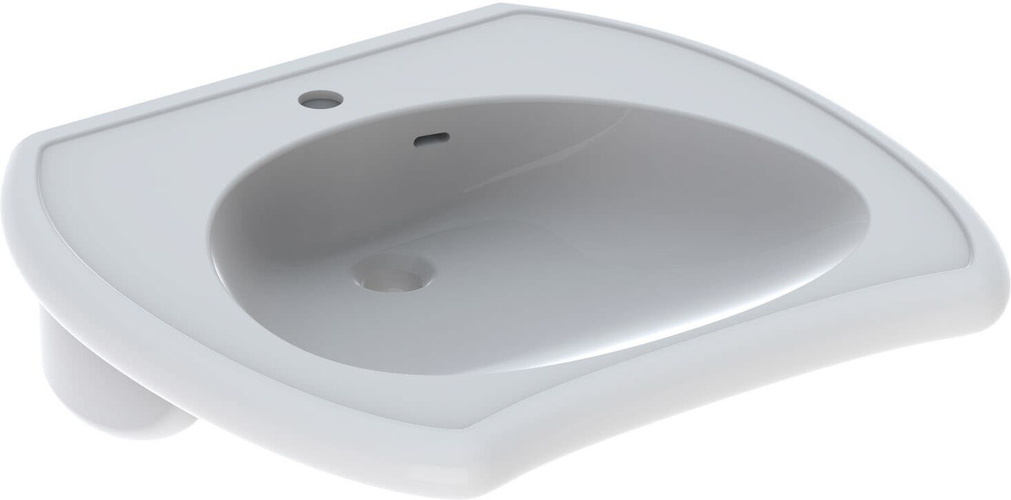 Geberit Vitalis washbasin 55 x 55 cm, barrier-free 501.542.01.1