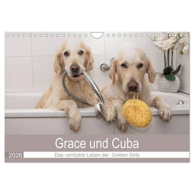 Grace und Cuba - Das verrückte Leben der Golden Girls (Wandkalender 2026 DIN A4 quer), CALVENDO Monatskalender