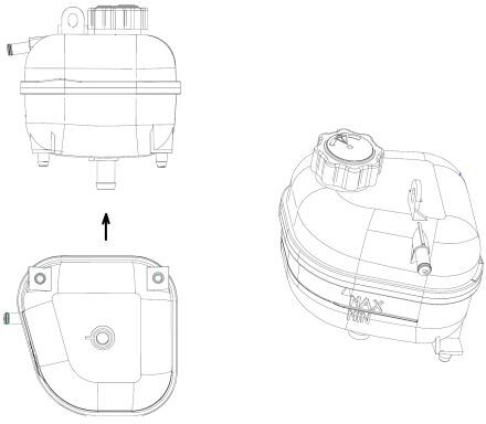 Nrf Ausgleichsbehälter, Kühlmittel 454041 Für Mini