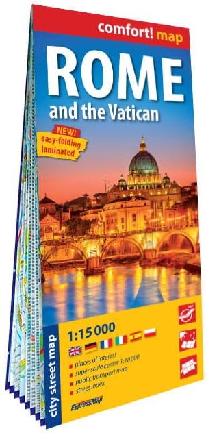 Plan de ville plastifié - Rome/ Vatican Ville   Express Map