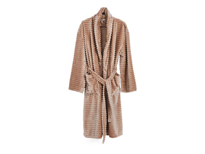 Bademantel Loona 59 x 1 x 130cm Braun/Taupe