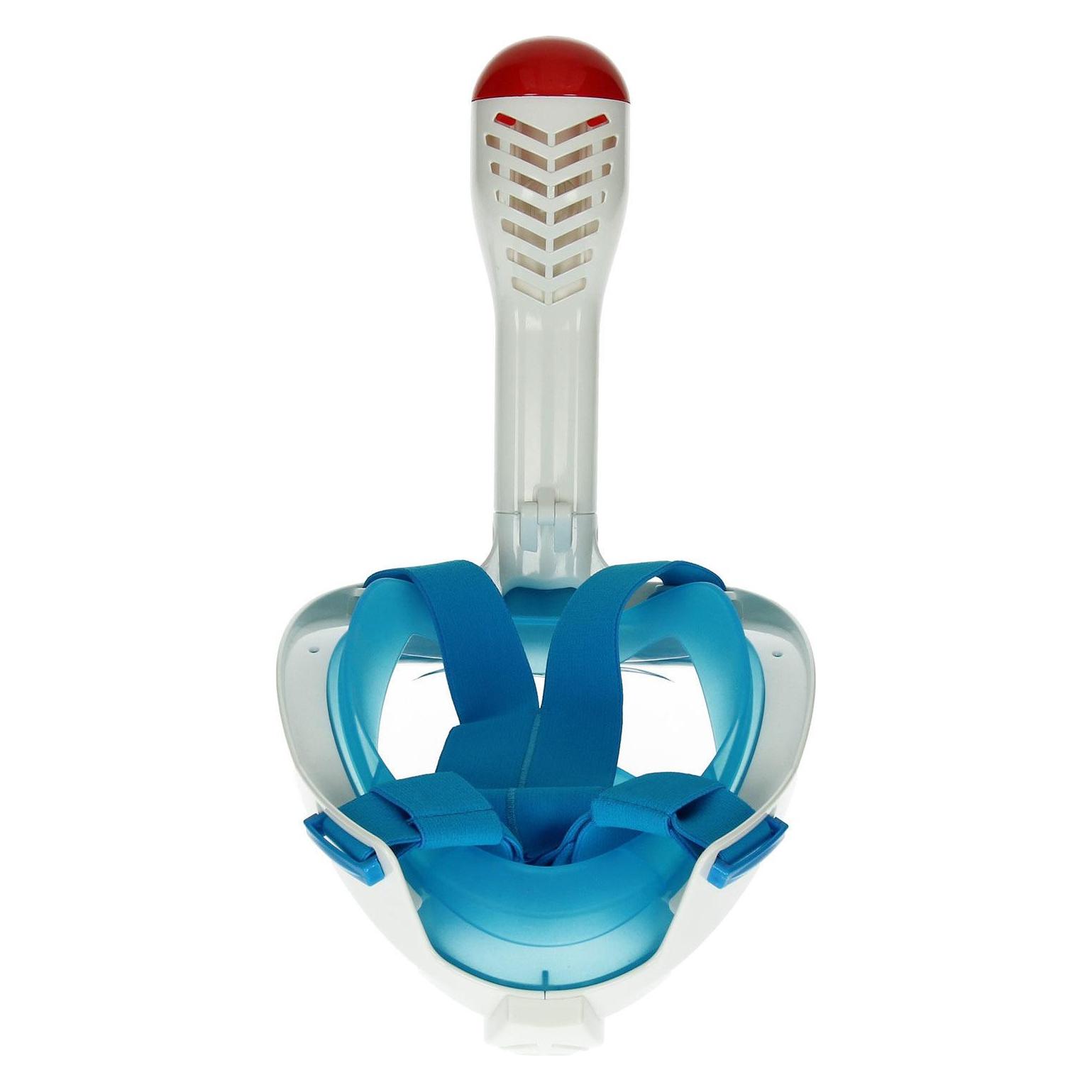 Caruba Vollgesichts Schnorchelmaske Swift faltbar + Action Cam Halterung (blau L/XL) (35325258)