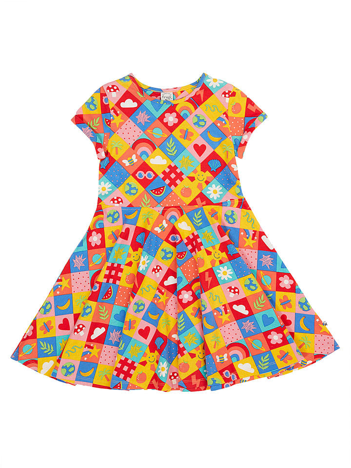 Frugi Kleid "Spring" in Bunt - 98/104