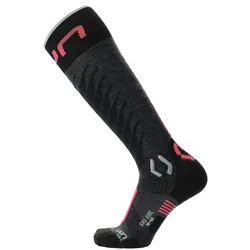 UYN One Merino Skisocken Damen anthracite/pink 39-40
