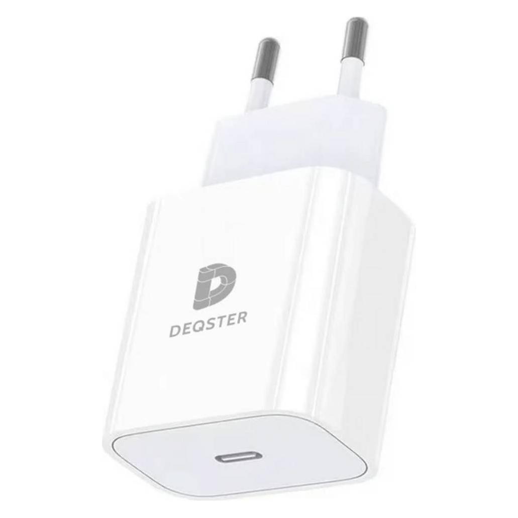 Deqster 30W USB-C Charger EU-Plug, 30 Watt, White (30 W, 1 Port) (60-3034)