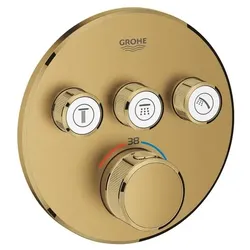 Dusch- und Badewannenarmatur GROHE Grohtherm Smartcontrol gebürstet Cool Sunrise 29121GN0