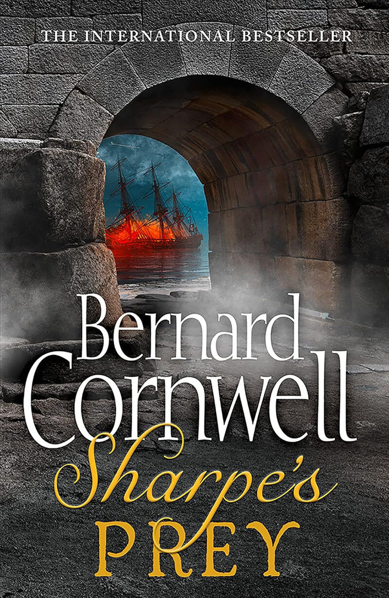 HarperCollins Sharpe's Series by Bernard Cornwell 4 Books Collection Set (Tiger, Prey, Fortress, Trafalgar) - Historical Fiction Paperback - Adult