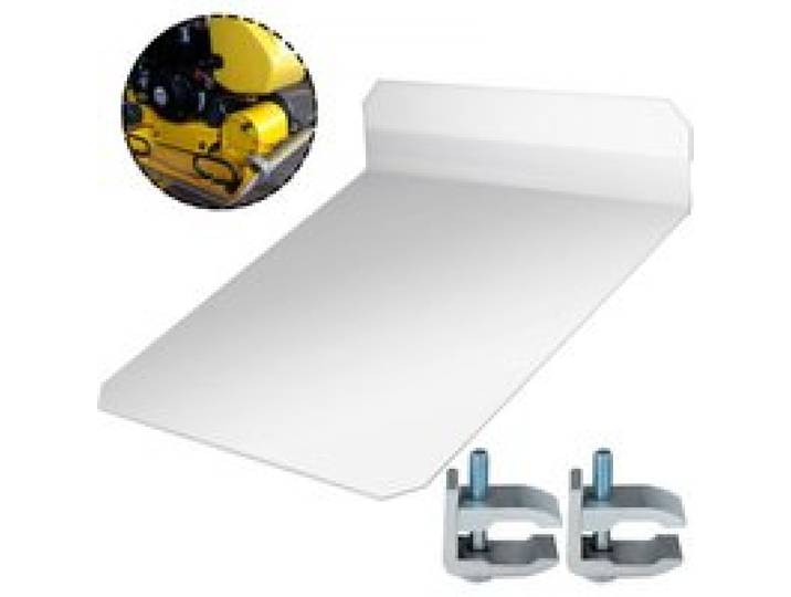 VEVOR Plaque de compactage pour compacteur de sol, plaque de sécurité pour compacteur de sol, kit de couverture de plaque de base avec pinces de montage