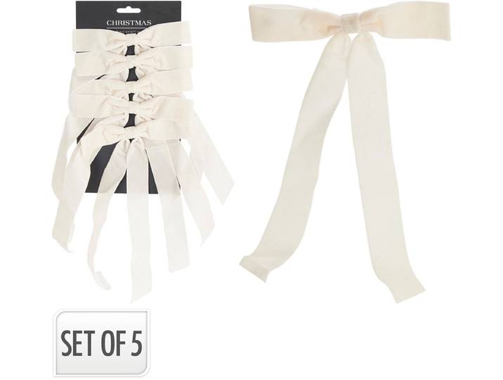 Schleifen-Set MERRY Beige