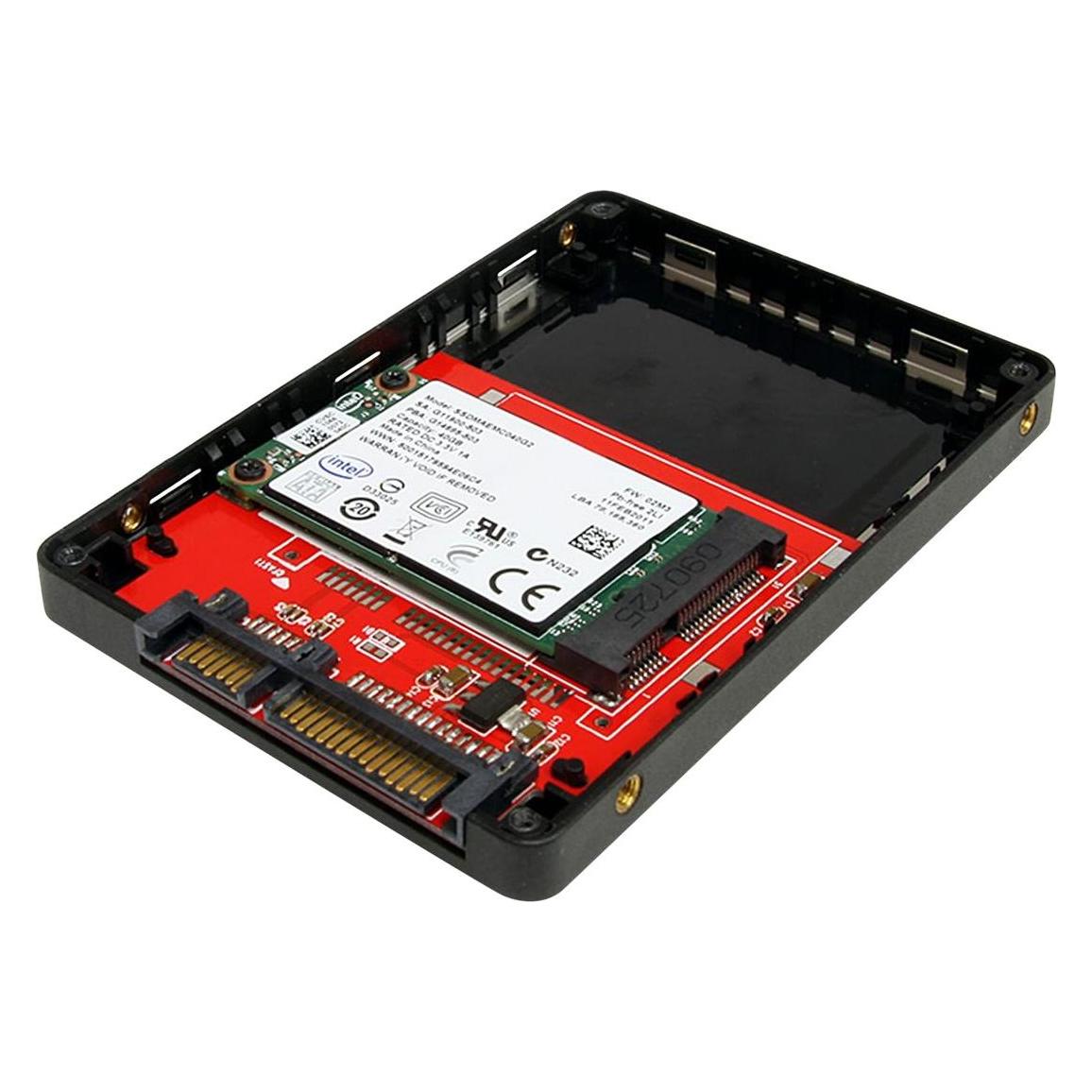StarTech mSATA-SSD-Steckplätze - 2,5-Zoll-SATA (SAT2MSAT25) (2.5") (SAT2MSAT25)
