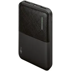 goobay Powerbank 5000 mAh schwarz schwarz, 6.35x9.95x1.5 cm