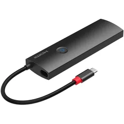 MicroConnect USB-C to HDMI mini dock (USB-C, 4 Ports), Dockingstation + USB Hub, Schwarz