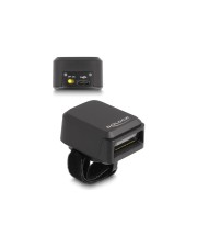 Delock Barcodescanner Ring 1D/2D 2,4 GHz/Bluetooth Barcode-Scanner (90607)