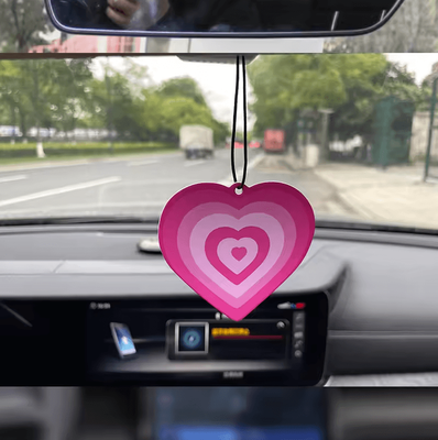 Inspire Curations DreamPop Y2K Heart Car Air Freshener Pendant 3pcs British Pear