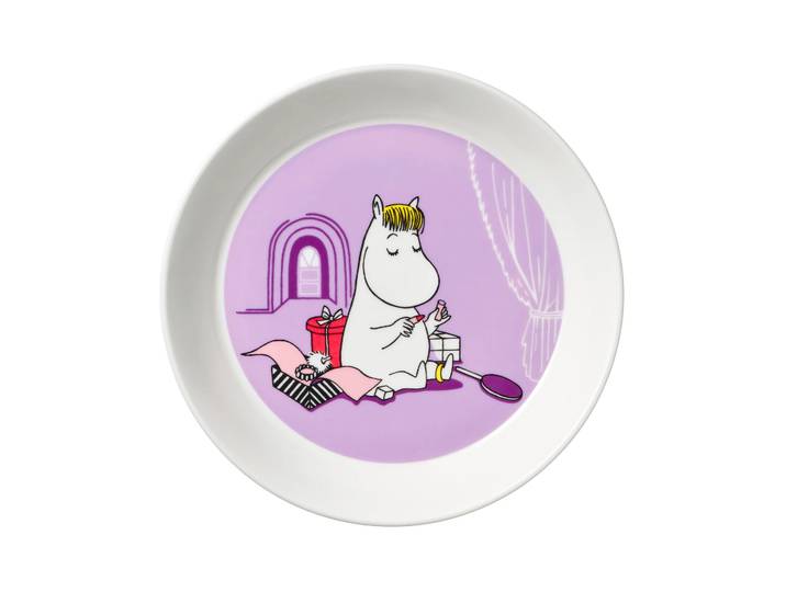 Moomin Arabia Assiette Moomin Snorkmaiden lilas Lilas