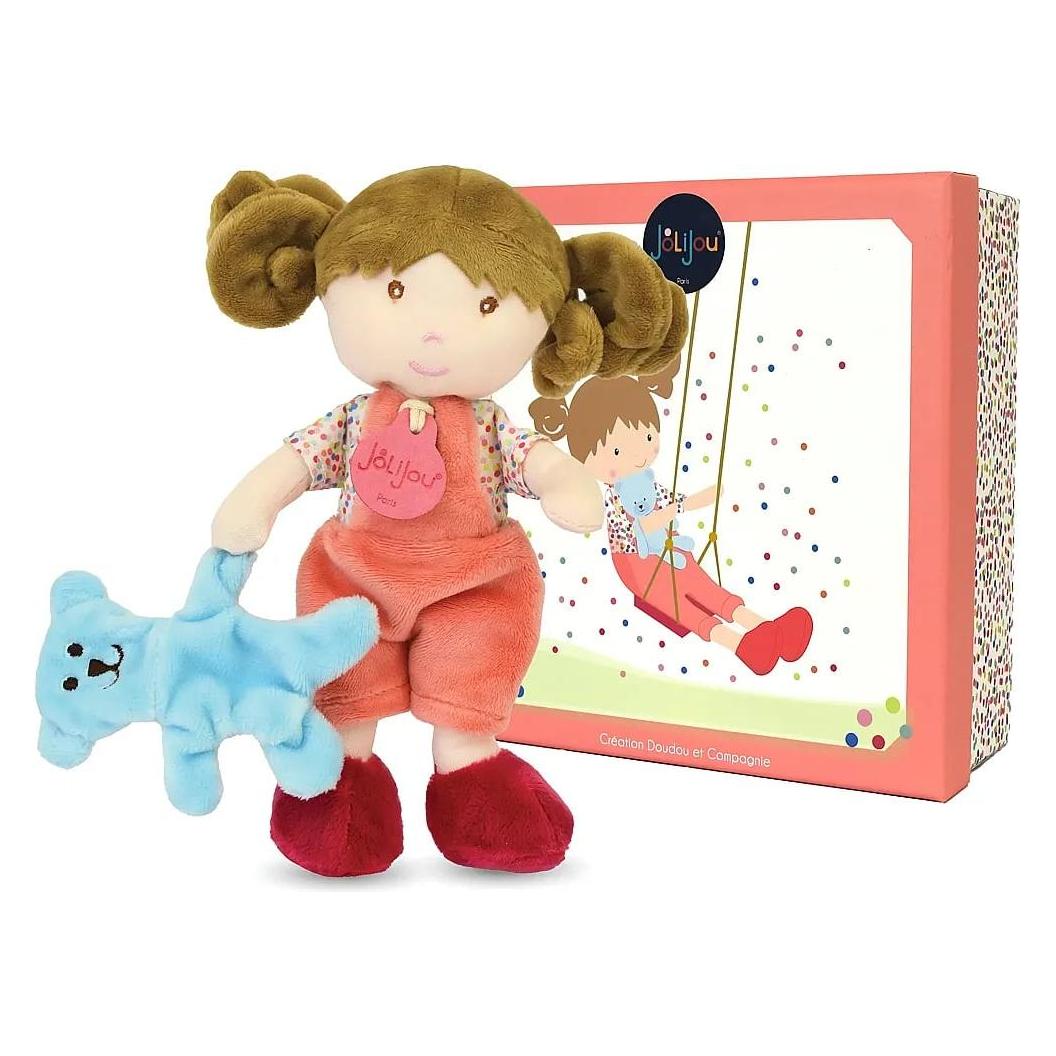Doudou et Compagnie Schmusepuppe Latzhose 20cm (JJ6063)