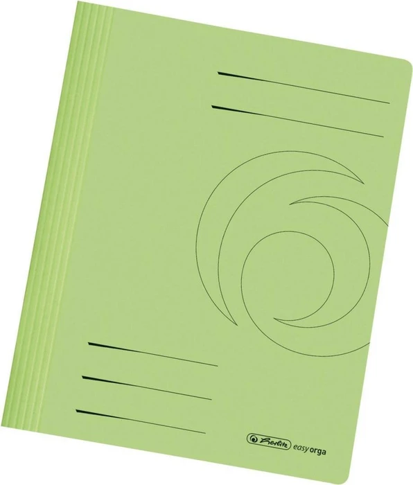 herlitz 10 Schnellhefter Karton hellgrün DIN A4