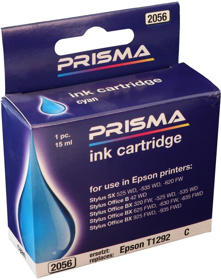 PRISMA 2056 Druckerpatrone für Epson Tintenstrahldrucker, cyan, 15 ml