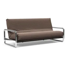INNOVATION LIVING Schlafsofa Lomira Stoff Grau Taupe