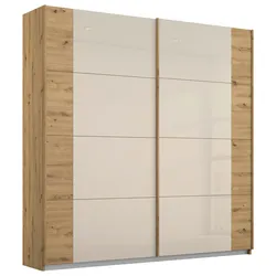 Schwebetürenschrank Artemis Champagner, Eiche Artisan