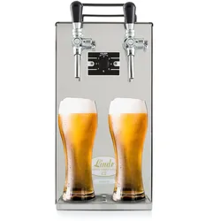 Zapfanlage - Kontakt 40 Bierzapfanlage 2-leitig Trockenkühler, Durchlaufkühler 50 Liter/h, Green Line