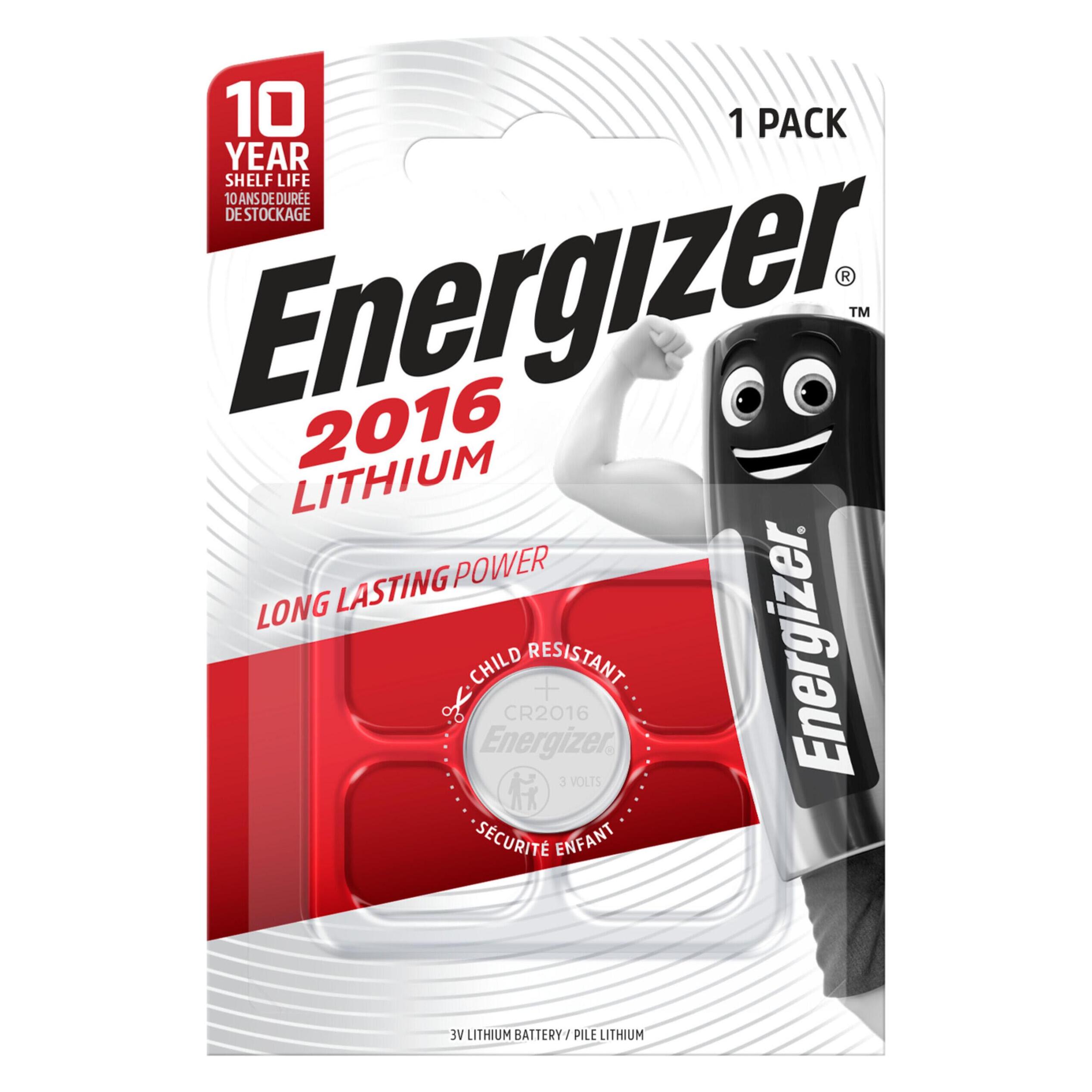 Energizer CR2016 Lithium (1 Stk., CR2016, 90 mAh) (626983)