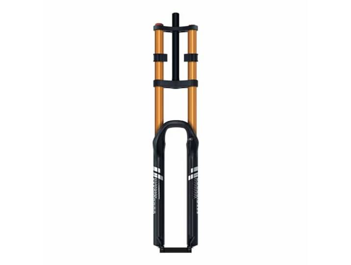 BSFHQS Luftgabel 26 27.5 29 Zoll Mountainbike Federgabel 1-1/8 Gerade Doppelschulter Downhill Gabel Federweg 180mm 9 * 100mm QR Manuelle Scheibenbremse Vorderradgabel(Gold,29in)
