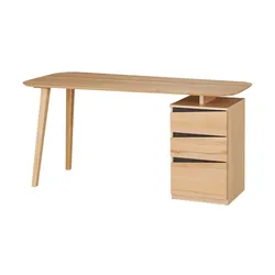 Schreibtisch  Treene Neu , holzfarben , Maße (cm): B: 150 H: 72,5 T: 67.0