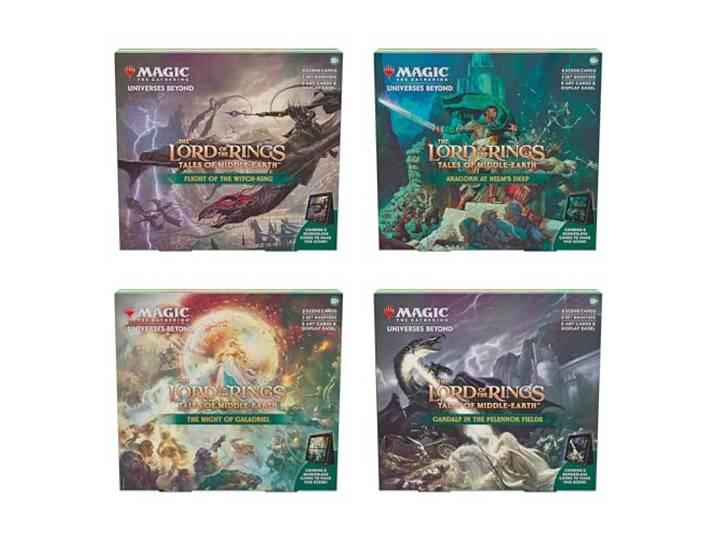 Magic The Gathering - Lord of The Rings: Tales of Middle-Earth Scene Box (4ct Carton)