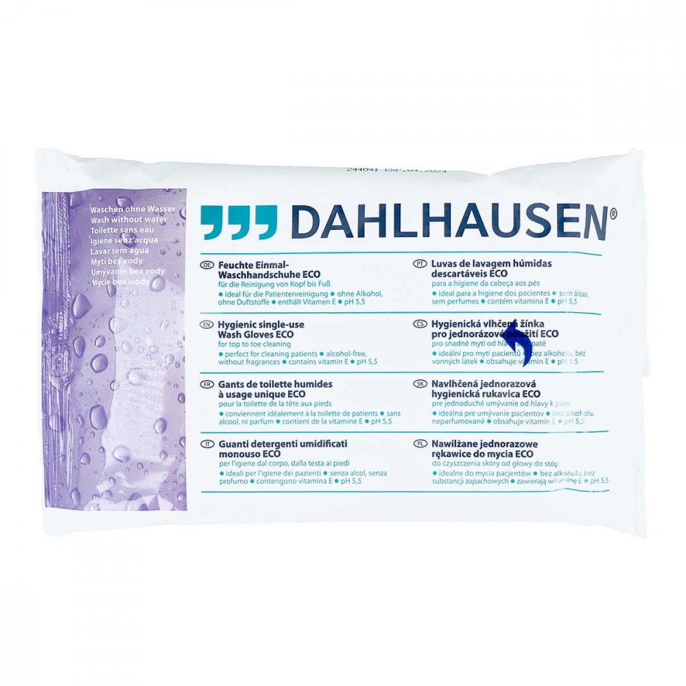 P.J.Dahlhausen & Co.GmbH Waschhandschuhe Einmal Eco feucht 09882094