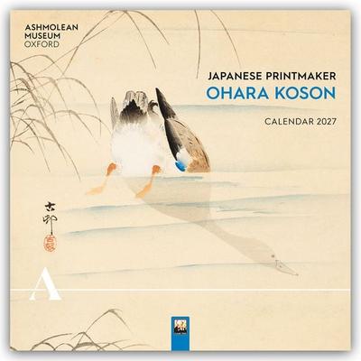 Japanese Printmaker Ohara Koson – Japanische Kunst 2027 – Original Flame Tree Publishing-Kalender [Kalender]