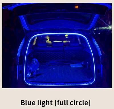 Uplift Essentials Car Trunk Ambient Light Strip Automatic Sensing LED Interior Lighting 4m Blue