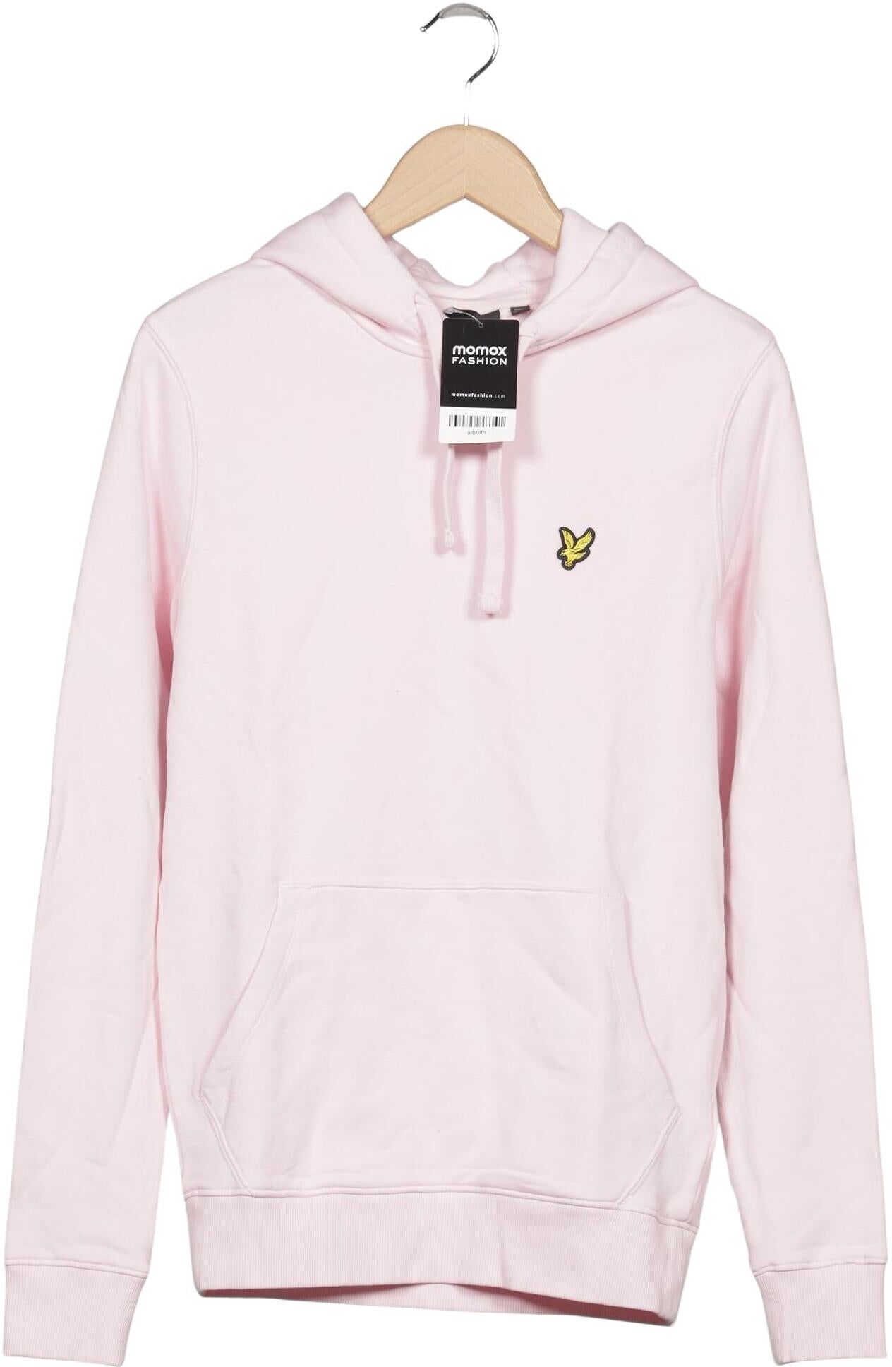 Lyle & Scott Herren Kapuzenpullover, Pink, Gr. XS, Baumwolle - Second Hand