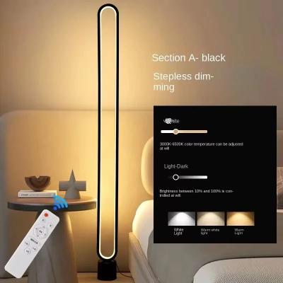 Uplift Picks Minimalist RGB LED Floor Lamp With Remote Dimming And Eye Friendly Light black Remote (70 Cm) us Plug