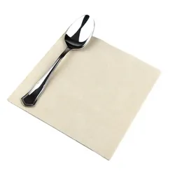 Schachtel mit 600 Papierservietten 40x40 mit verzierter Spitze – Creme Cowboy