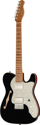 Xotic Guitars XTC-TL Black Top Natural Back Decke Schwarz