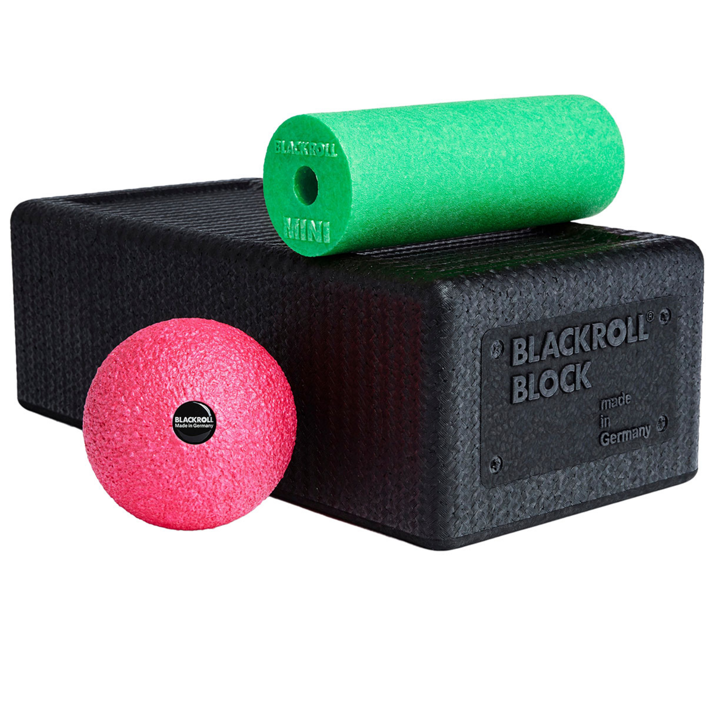 Blackroll Black Roll Block Set Faszienrollen Training & Fitness