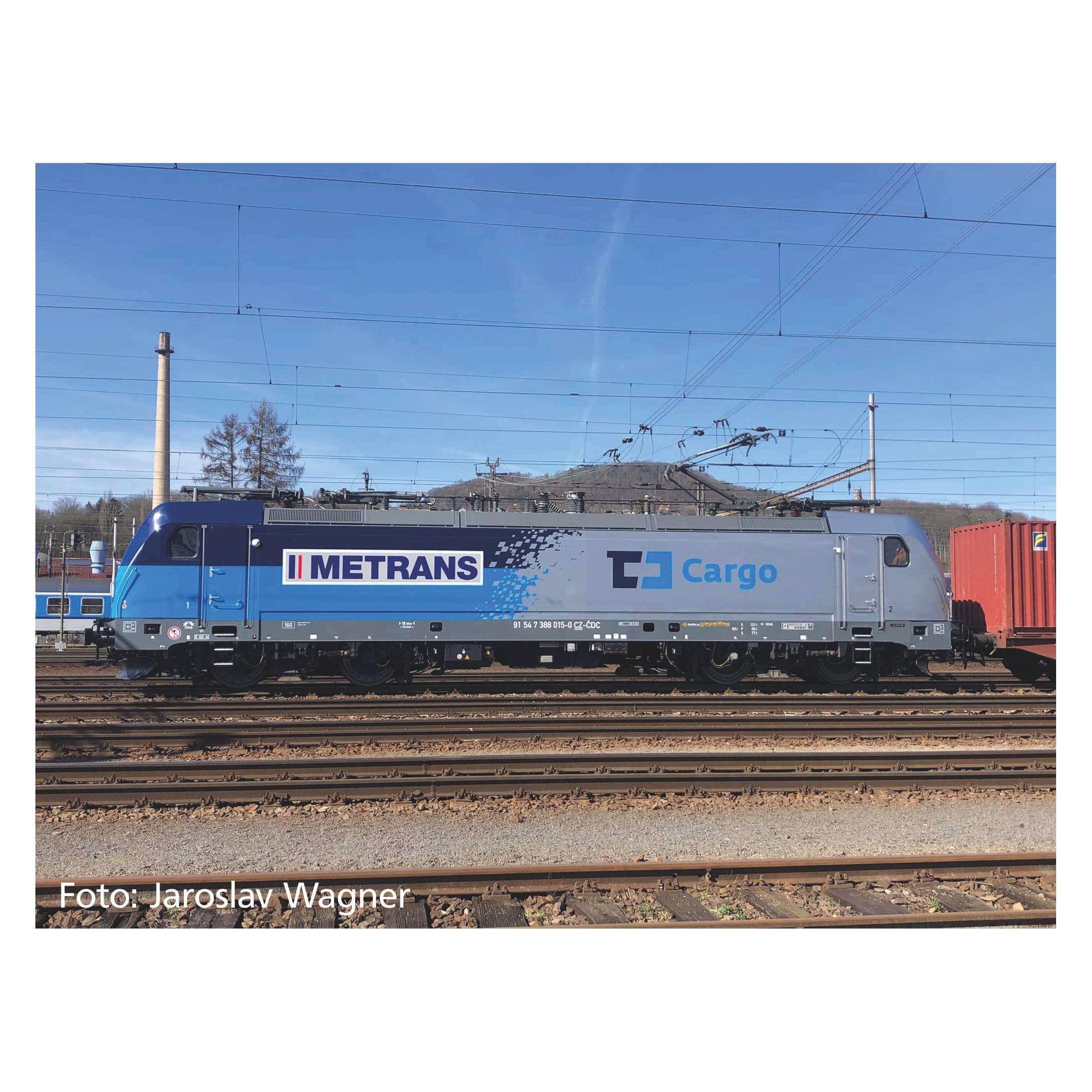 Piko TT-E-Lok/Sound BR 388 Metrans CD Cargo+ PluX22 Dec. Ep VI (Spur TT) (47809)