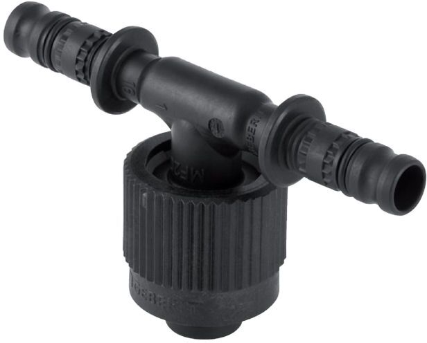 Geberit Mepla Übergangs-T-Stück 632373006 mit MeplaFix Adapter, Ø 20mm/MF20/Ø 20mm