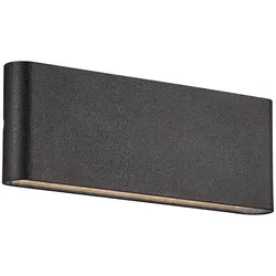 Nordlux LED Outdoor Wandleuchte KINVER 26, 10W, 3000K, IP54, schwarz NORD-2118181003